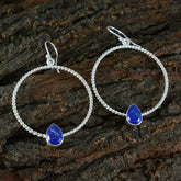 Mariana Blue Solitaire Earrings for Chic Everyday Wear